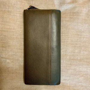 SOLD Coach Olive Green Acordian Wallet SOLD